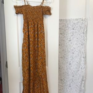 Maxi strapless dress